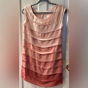 Lauren Conrad Pink Ombré Sheath Dress - Size 6 - EUC!